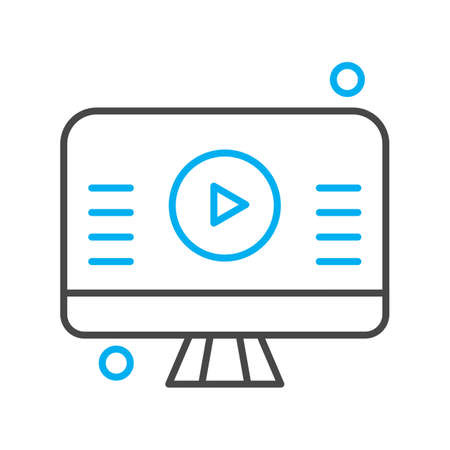 vector Lcd Iconのイラスト素材