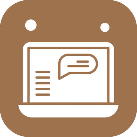 vector laptop Iconのイラスト素材