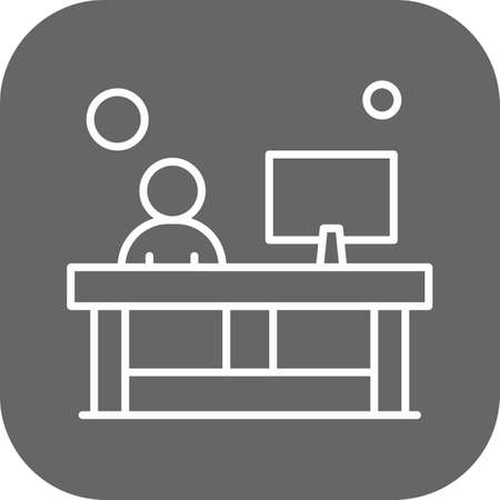 vector office Iconのイラスト素材