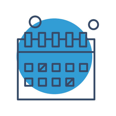 vector calendar Iconのイラスト素材