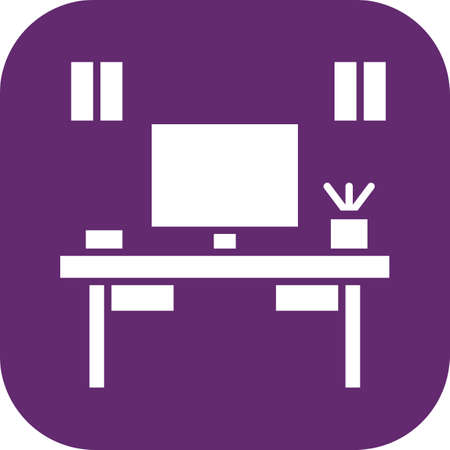 vector table Iconのイラスト素材