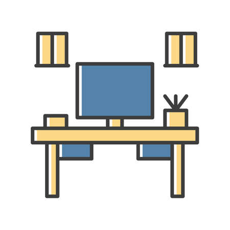 vector table Iconのイラスト素材