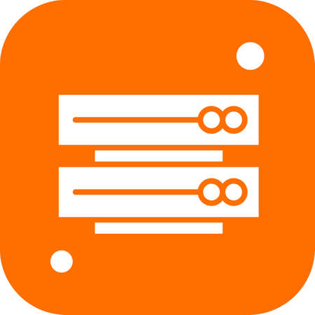 vector server Iconのイラスト素材
