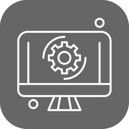 vector lcd Iconのイラスト素材