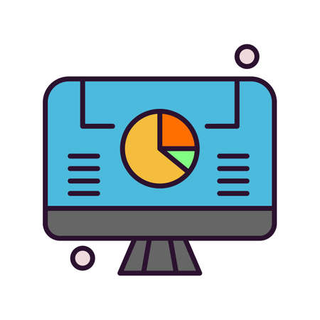 vector lcd Iconのイラスト素材