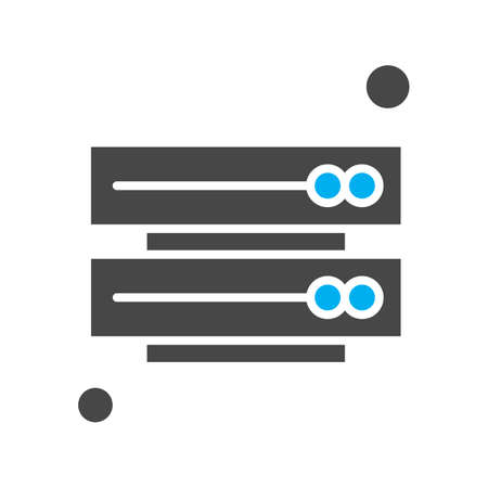 vector server Iconのイラスト素材