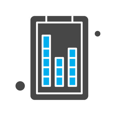 vector bar Iconのイラスト素材