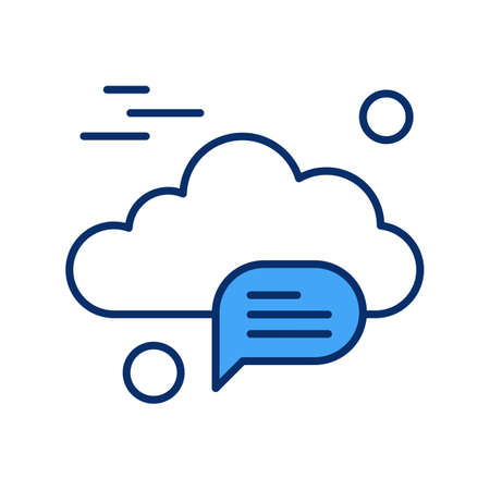 vector chat iconのイラスト素材