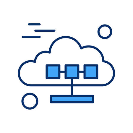 vector server iconのイラスト素材