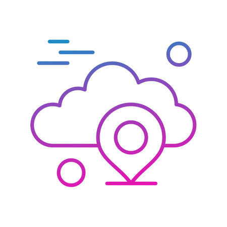 vector location iconのイラスト素材