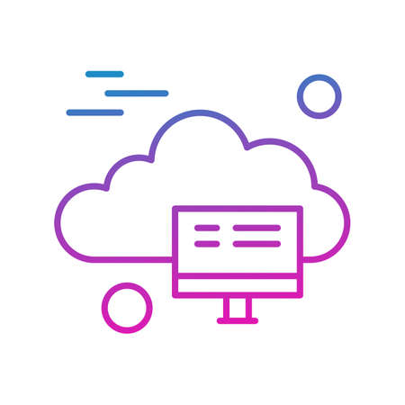 vector lcd iconのイラスト素材