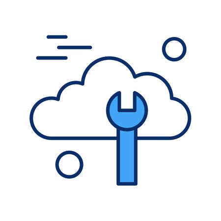 vector screwdriver iconのイラスト素材