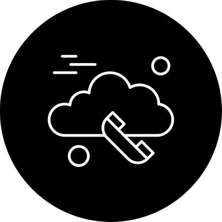 vector telephone iconのイラスト素材