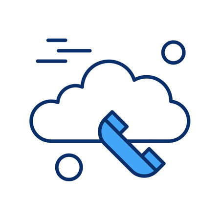 vector telephone iconのイラスト素材