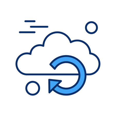 vector reload iconのイラスト素材