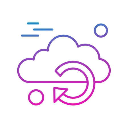 vector reload iconのイラスト素材