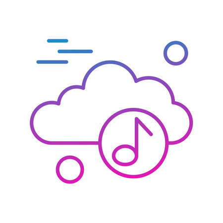 vector music iconのイラスト素材