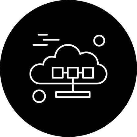 vector server iconのイラスト素材