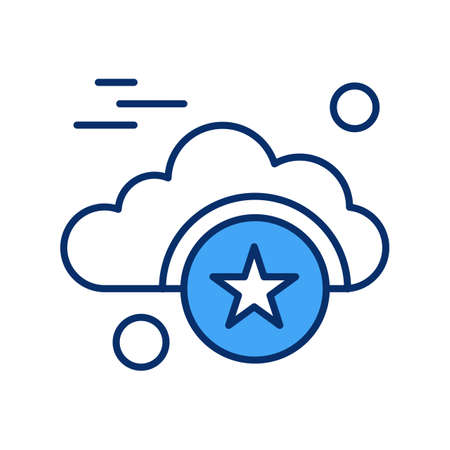 vector star iconのイラスト素材