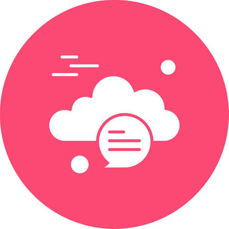 vector chat iconのイラスト素材