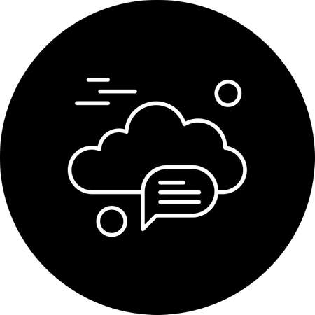 vector chat iconのイラスト素材