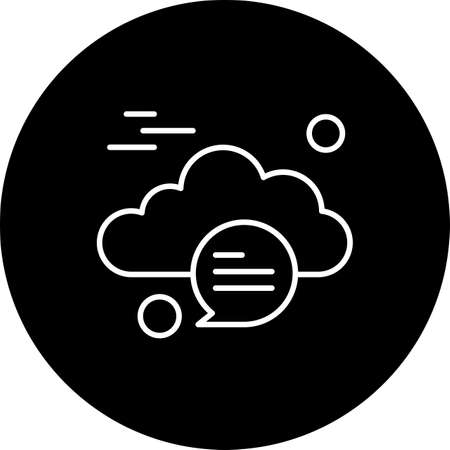 vector chat iconのイラスト素材