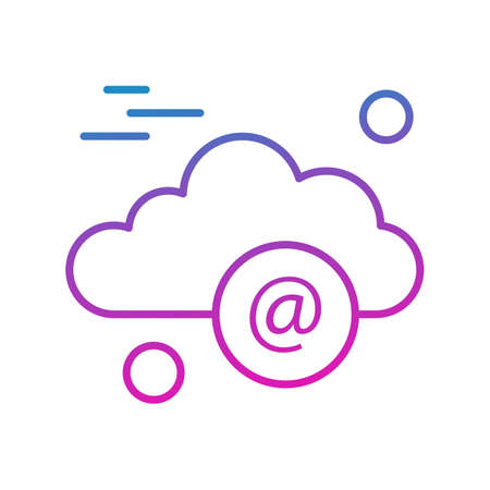 vector at the rate iconのイラスト素材