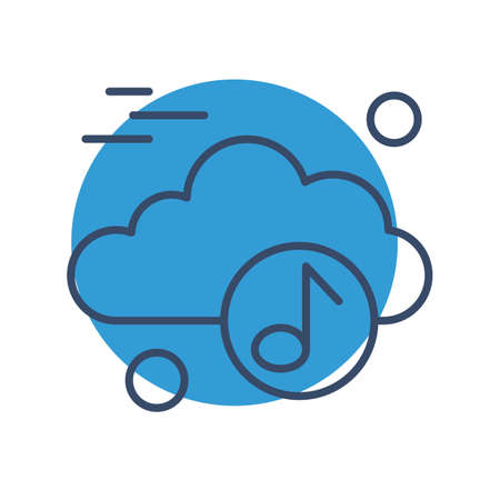 vector music iconのイラスト素材