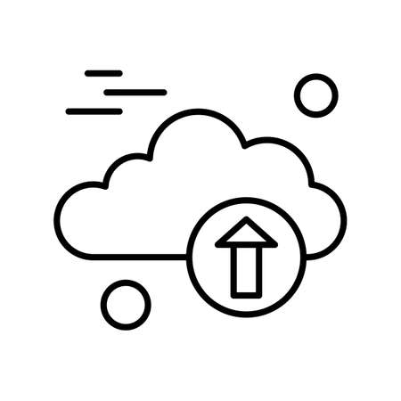 vector upload iconのイラスト素材