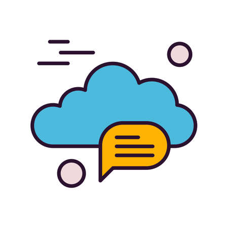 vector chat iconのイラスト素材