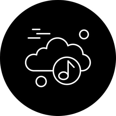 vector music iconのイラスト素材