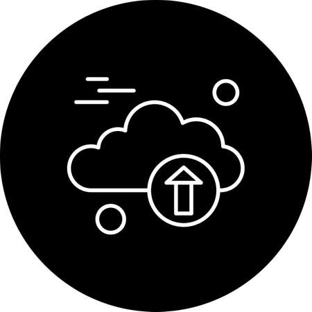 vector upload iconのイラスト素材