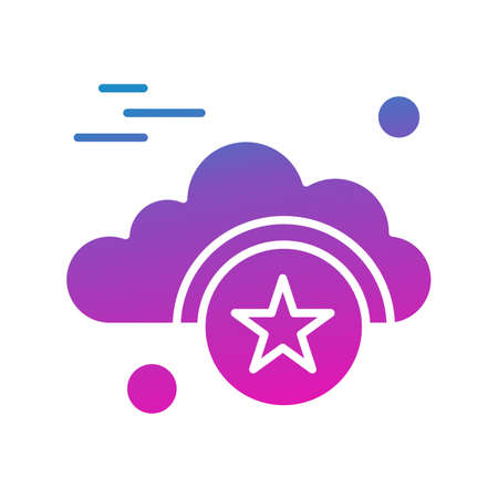 vector star iconのイラスト素材