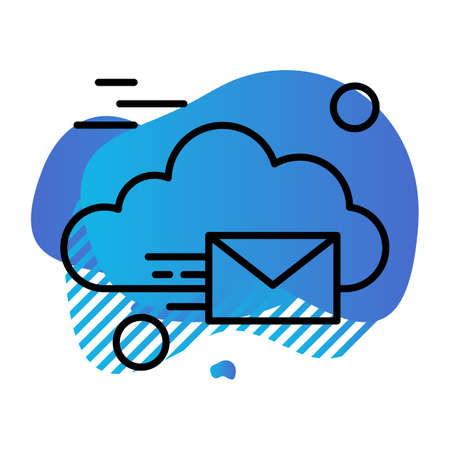 vector mail iconのイラスト素材