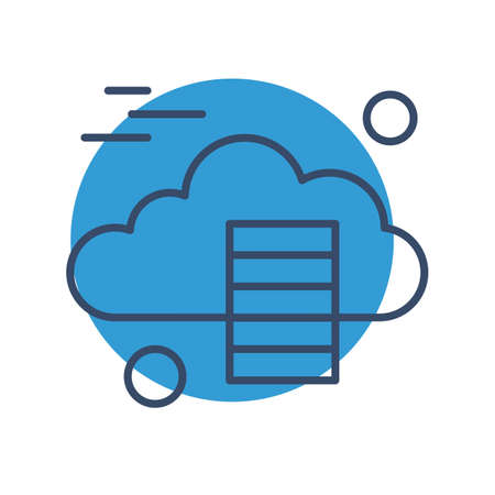 vector server iconのイラスト素材