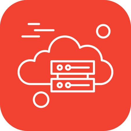 vector server iconのイラスト素材