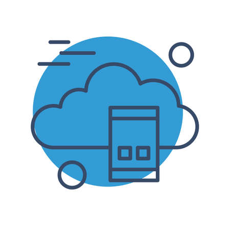 vector mobile iconのイラスト素材