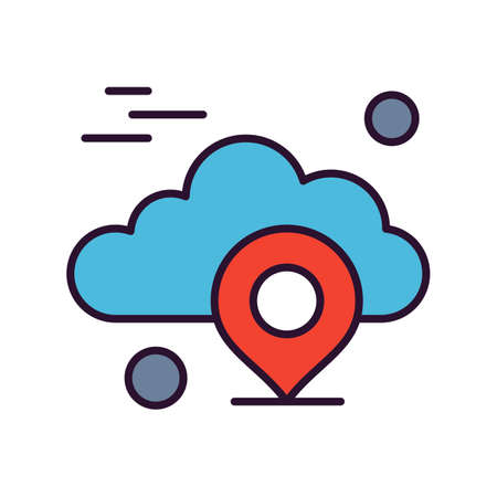 vector location iconのイラスト素材