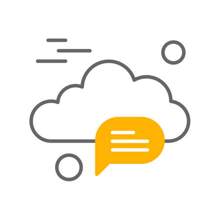 vector chat iconのイラスト素材