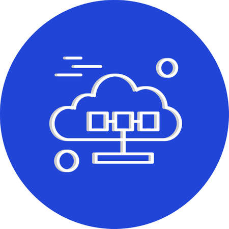 vector server iconのイラスト素材