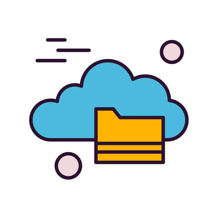 vector folder iconのイラスト素材