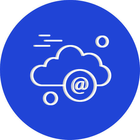 vector at the rate iconのイラスト素材