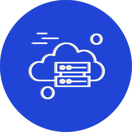 vector server iconのイラスト素材