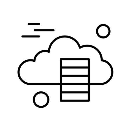 vector server iconのイラスト素材