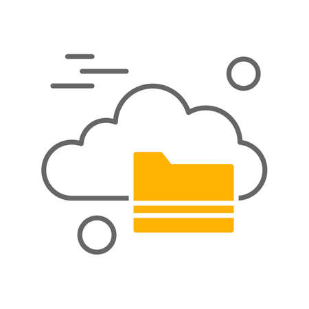 vector folder iconのイラスト素材