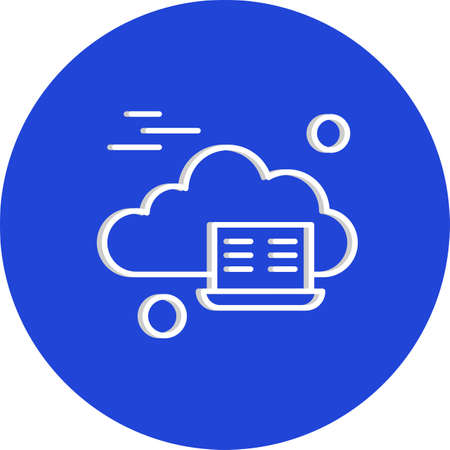 vector laptop iconのイラスト素材