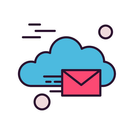 vector mail iconのイラスト素材
