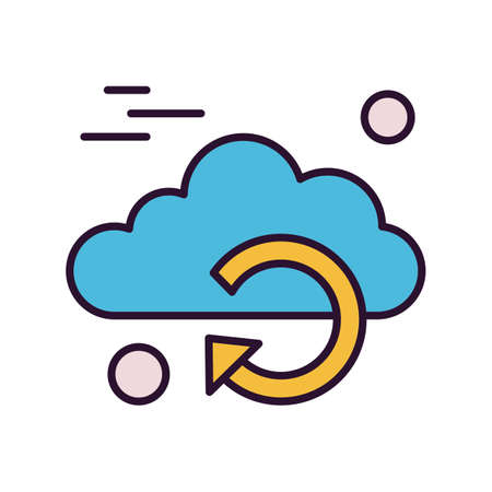 vector reload iconのイラスト素材