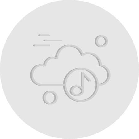 vector music iconのイラスト素材