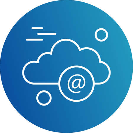 vector at the rate iconのイラスト素材